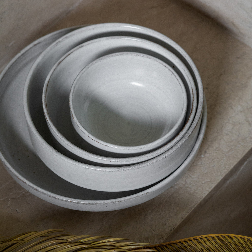 FLORES CERAMIC BOWL MEDIUM