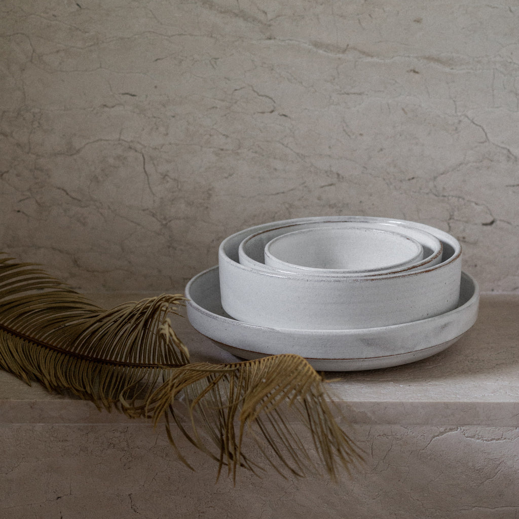 FLORES CERAMIC SOUP & SALAD BOWL LARGE